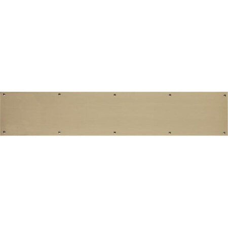 Brass Accents 8 in. x 40 in. Kick Plate Antique Brass Adhesive Mount A09-P0840-609ADH